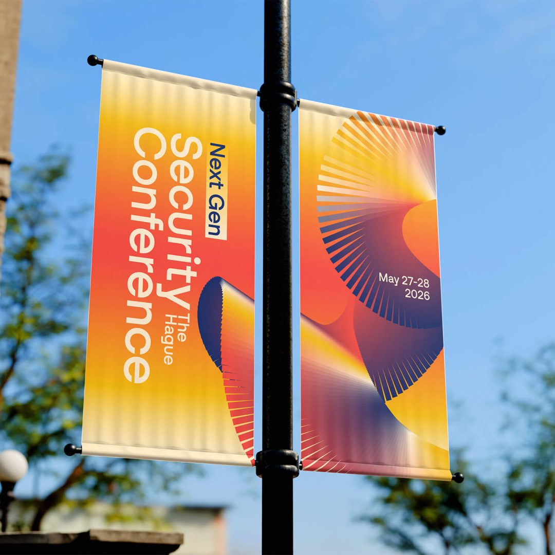 Eventbranding Next Gen veiligheidsconferentie Den Haag